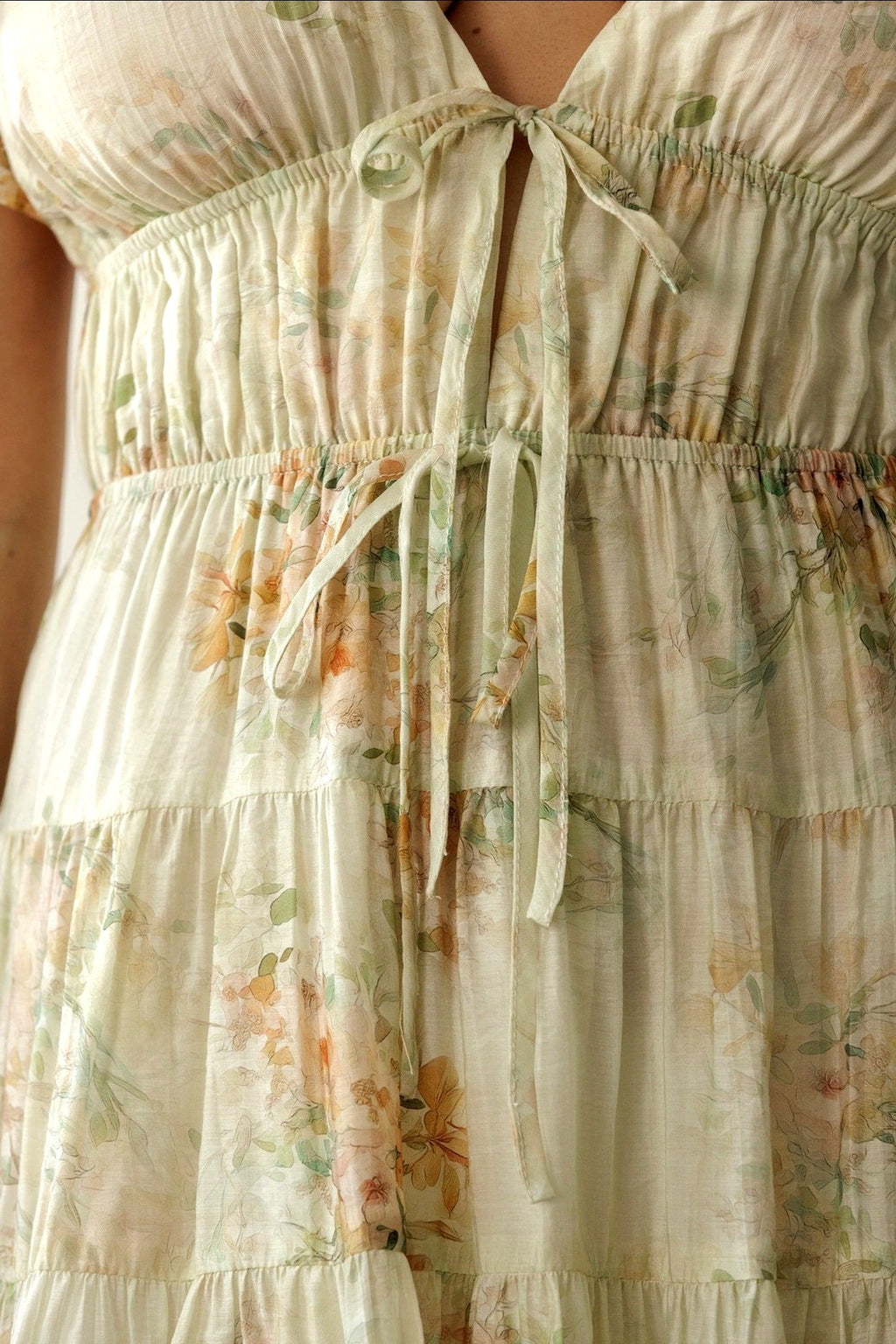 Floral Tiered Maxi Dress