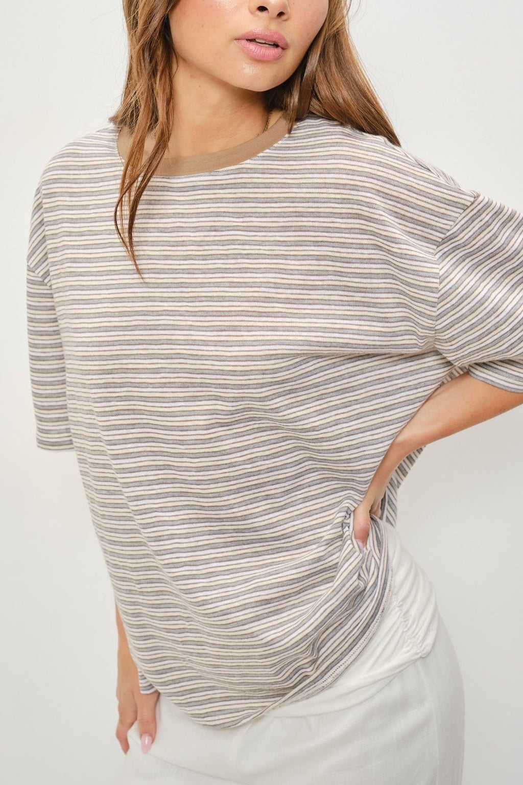 Striped Oversized Tee